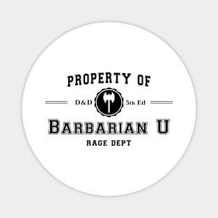 Barbarian University Magnet